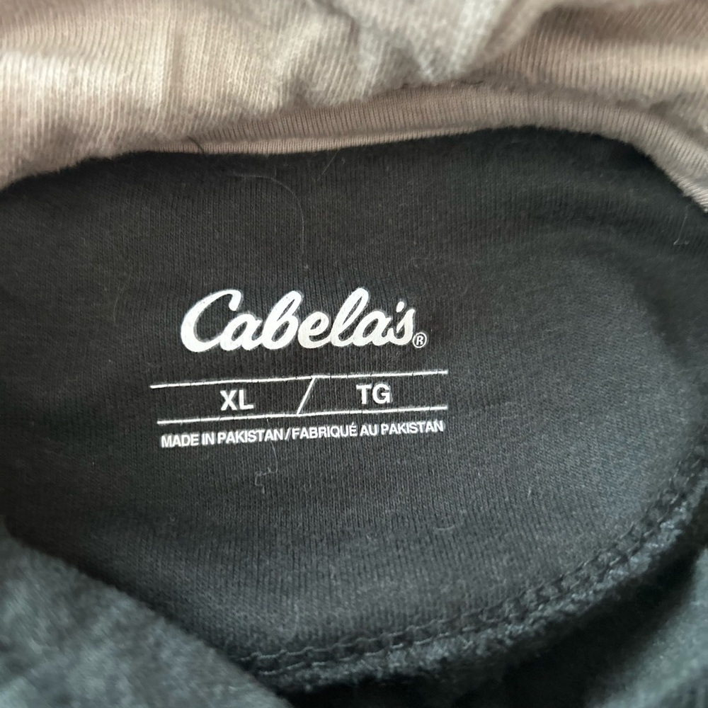 Cabela’s Hoodie jacket child size xl black - Picture 4 of 4